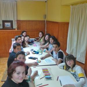 Primer día de campamento IES Adaja