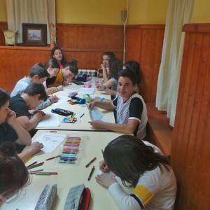 Primer día de campamento IES Adaja