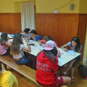 Primer día de campamento IES Adaja