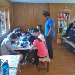 Primer día de campamento IES Adaja