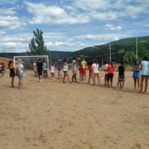 Juegos olímpicos en el campamento de inglés