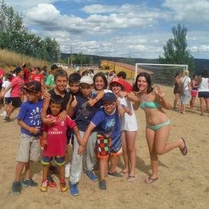 Juegos olímpicos en el campamento de inglés