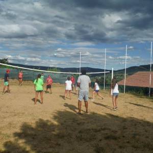 Juegos olímpicos en el campamento de inglés