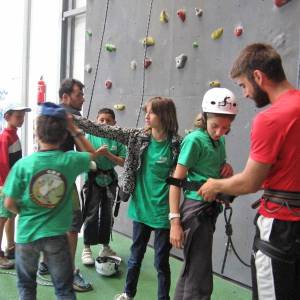 Escalada en rocódromo