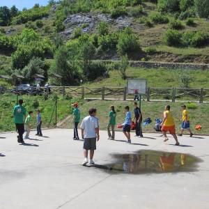 campamento de inglés y basket en 2016