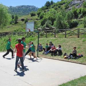 campamento de inglés y basket en 2016